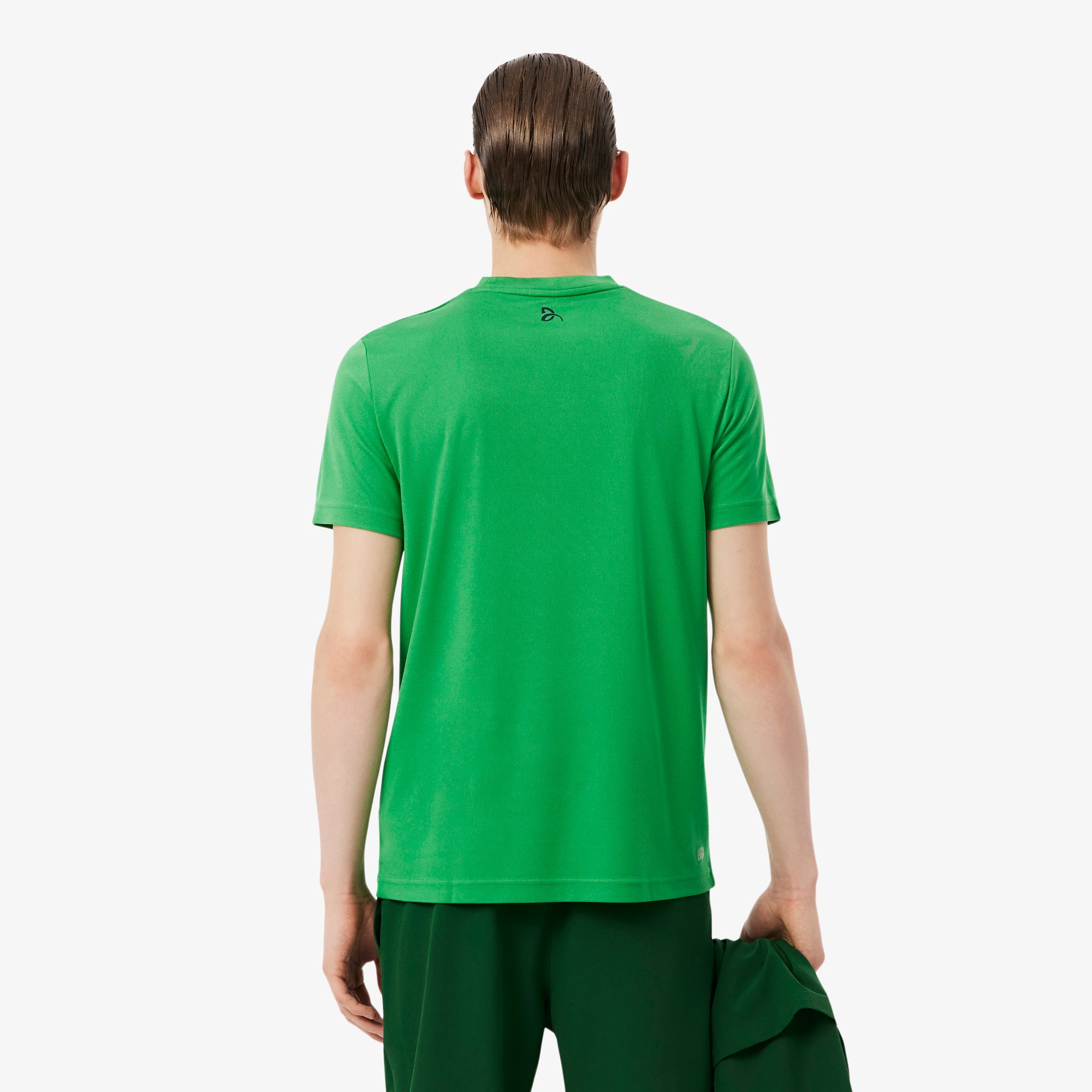 Thumbnail - Lacoste T-Shirt Lacoste Tennis x Novak Djokovic - Grün Size XXL
