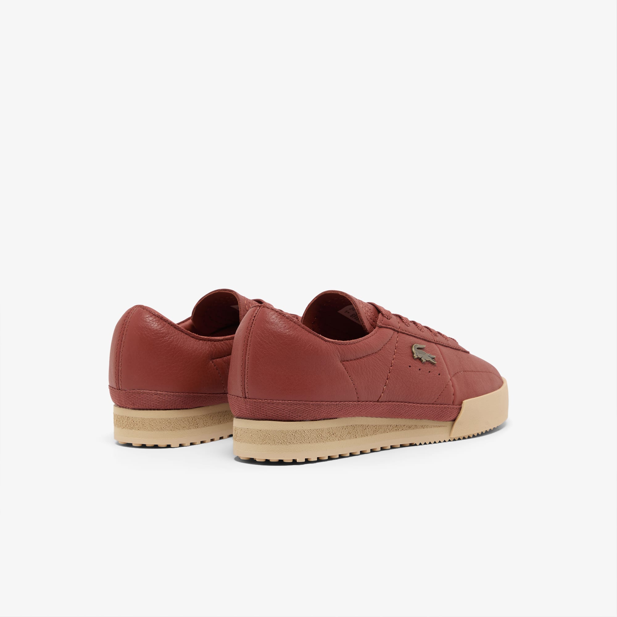 Thumbnail - Lacoste Damen-Sneakers Aura - DK ORG/LT BRW Size 37.5