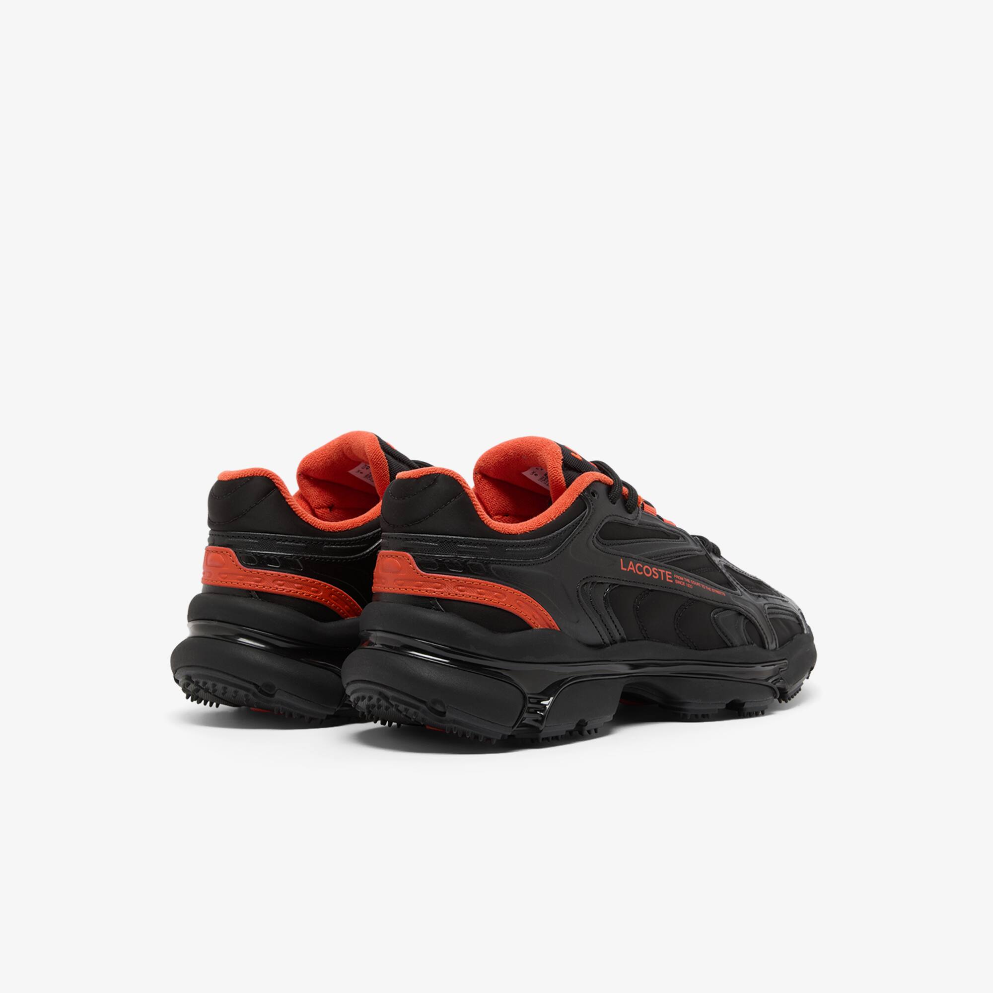 Thumbnail - Lacoste Herren-Sneakers L003 2K24 - BLK/ORG Size 39.5