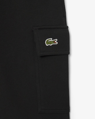 Cargo-Shorts aus Baumwollfleece