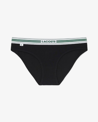 Slips aus Stretch-Baumwolle mit Kontrast-Bund