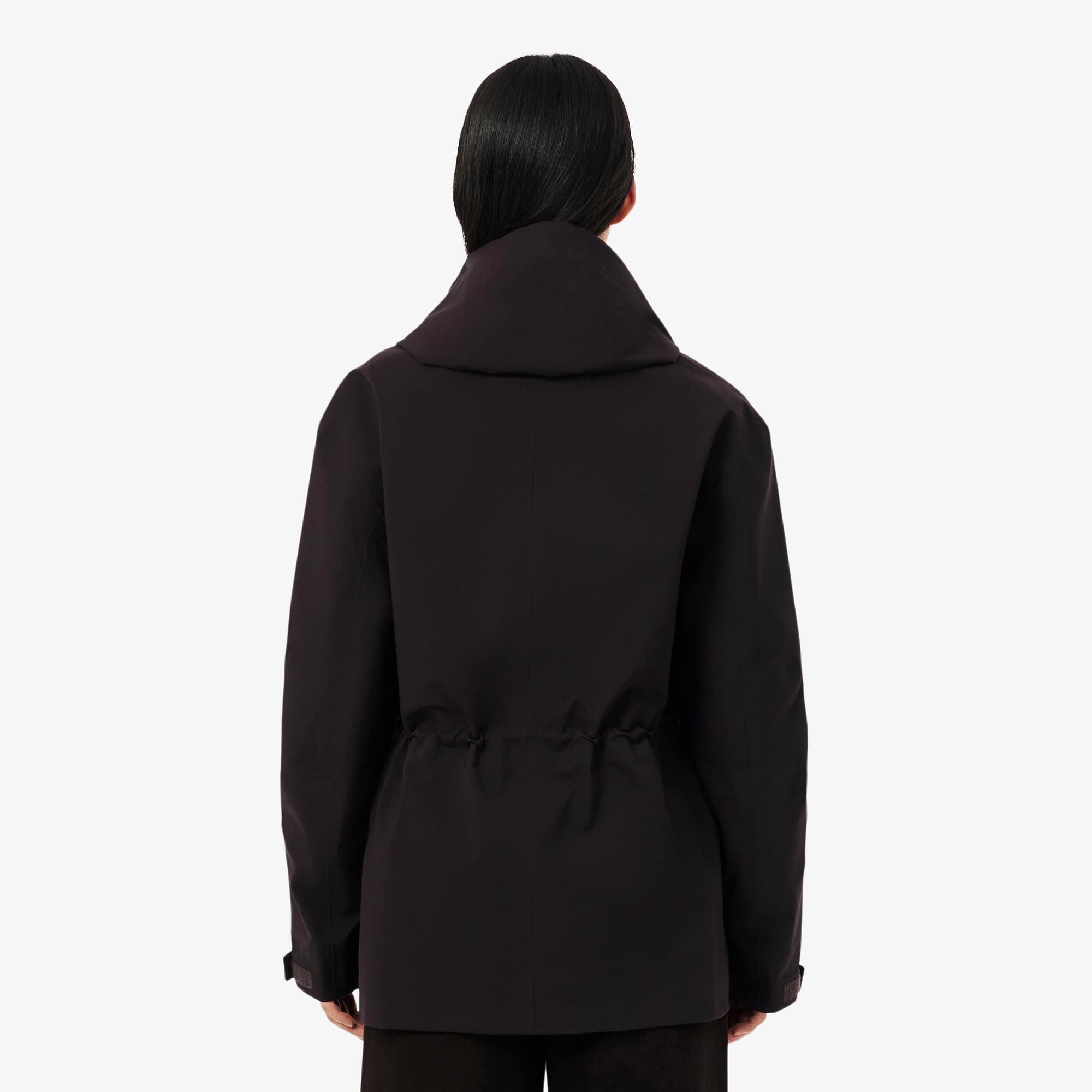 Thumbnail - Lacoste Übergroßer, mittellanger und wasserdichter Parka - Braun Size 40