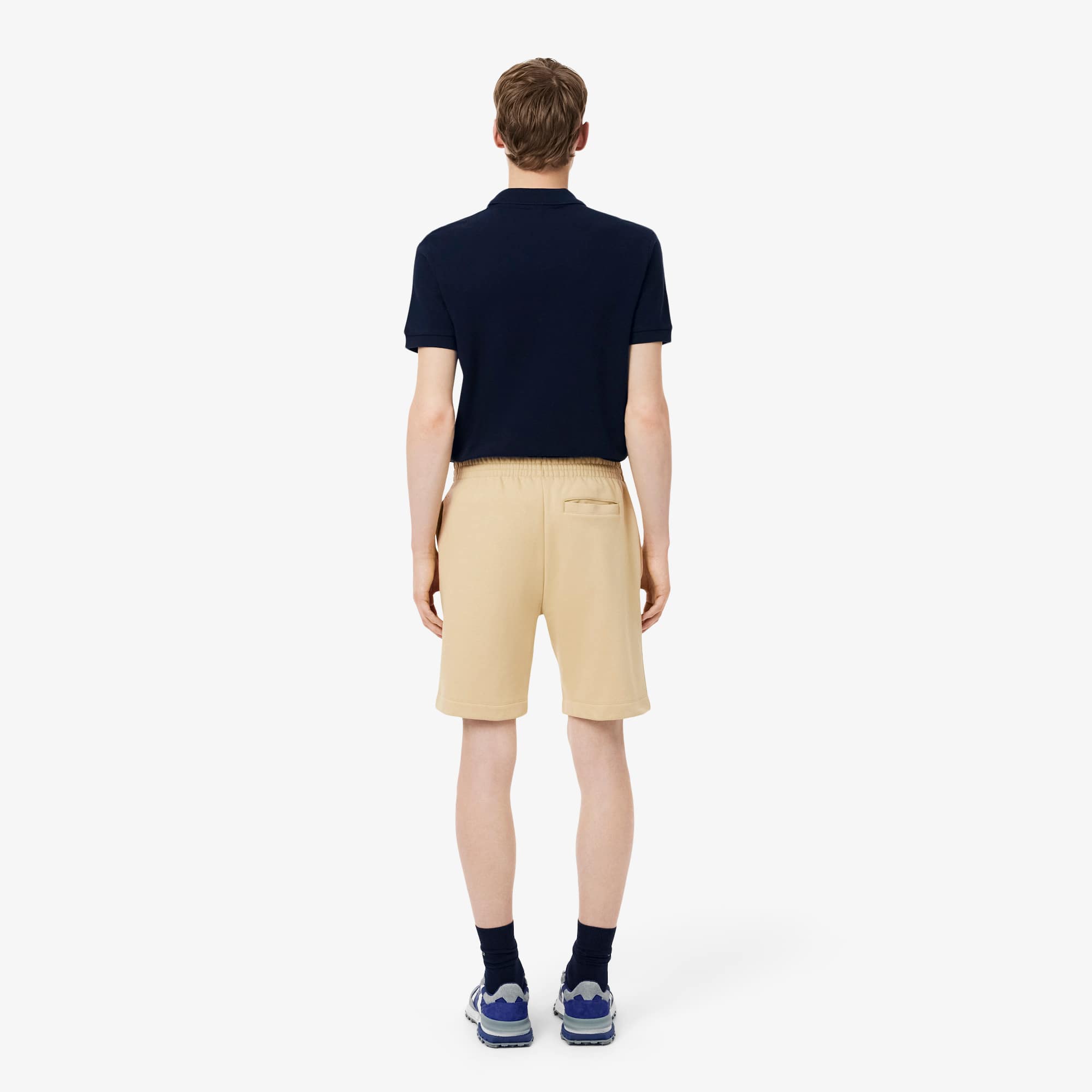 Thumbnail - Lacoste Regular Fit-Shorts aus Fleece - Beige Size 6 - XL
