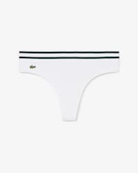 Tanga aus Baumwolle mit gestreiftem Bund