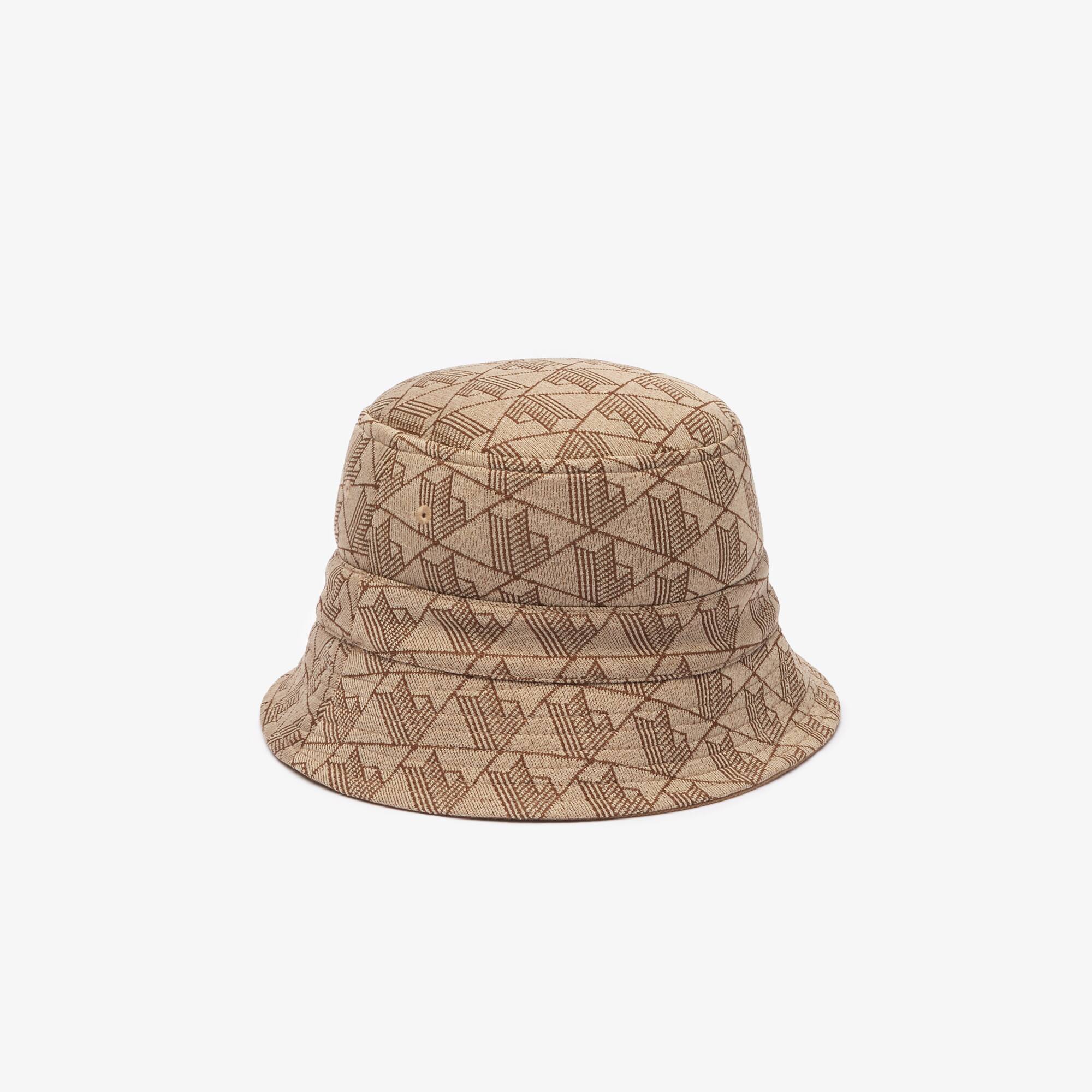 Wendbarer Jacquard-Eimerhut mit Monogramm - Herren Caps & Hüte