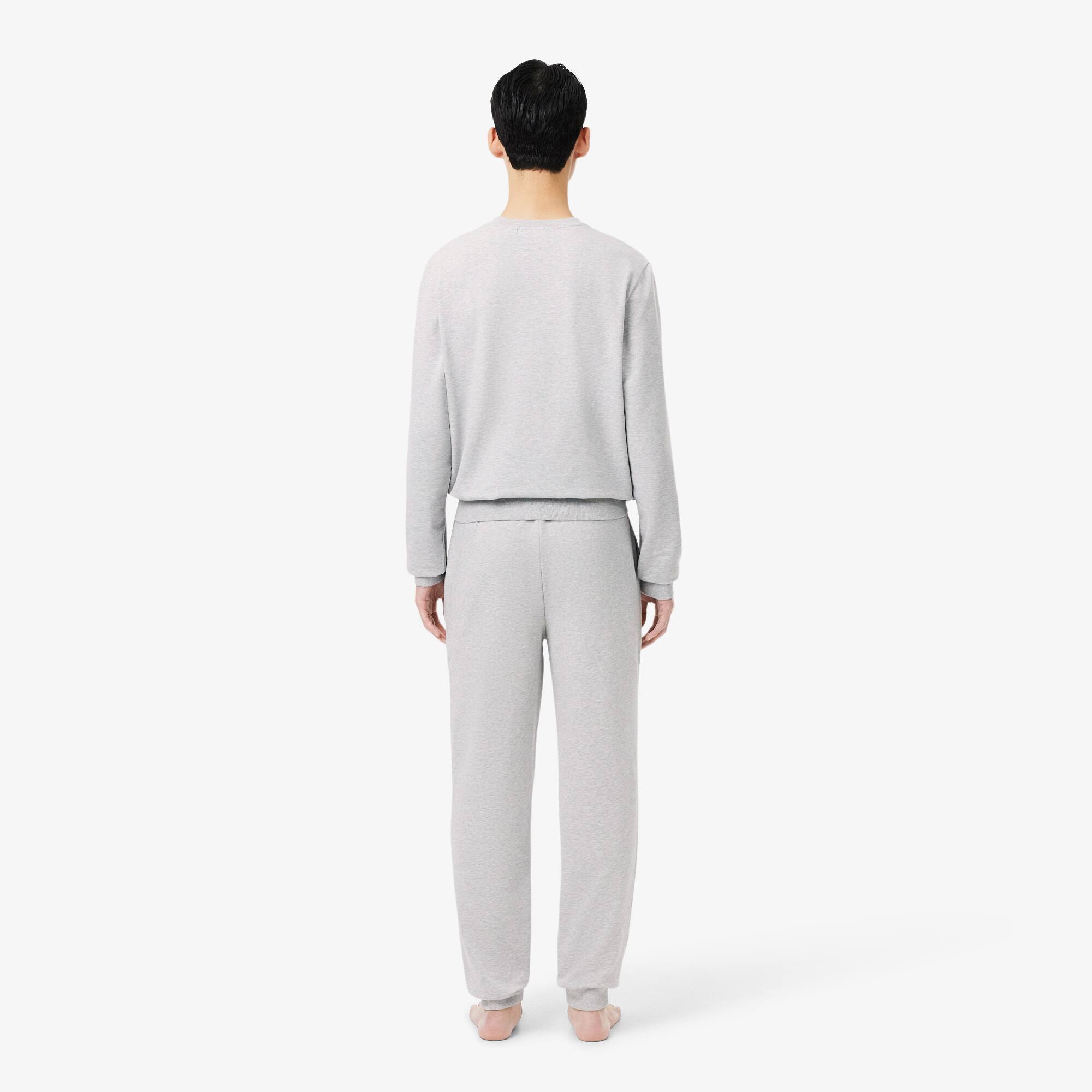 Thumbnail - Lacoste Loungewear-Jogginghose aus Fleece - Heidekraut Grau / Weiß Size M