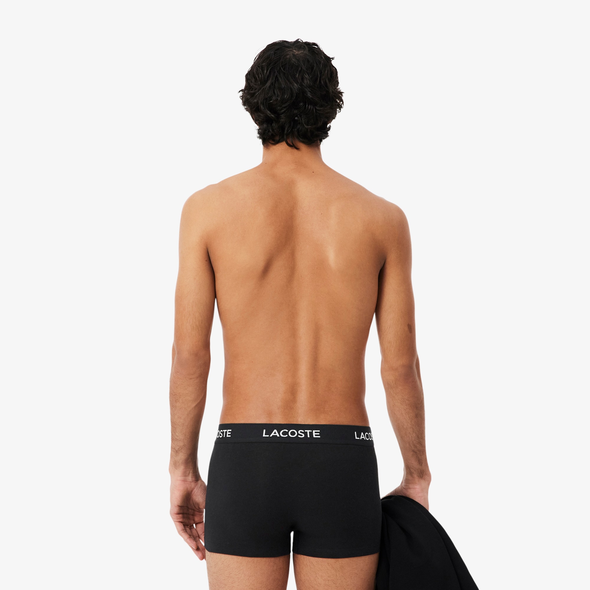 Thumbnail - Lacoste 5-Pack Stretch Cotton Trunks - Schwarz Size XS