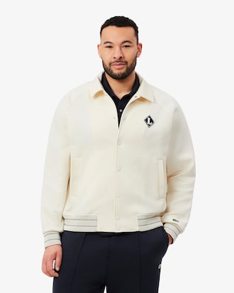 Jacke mit Retro-Badge, hergestellt in Frankreich