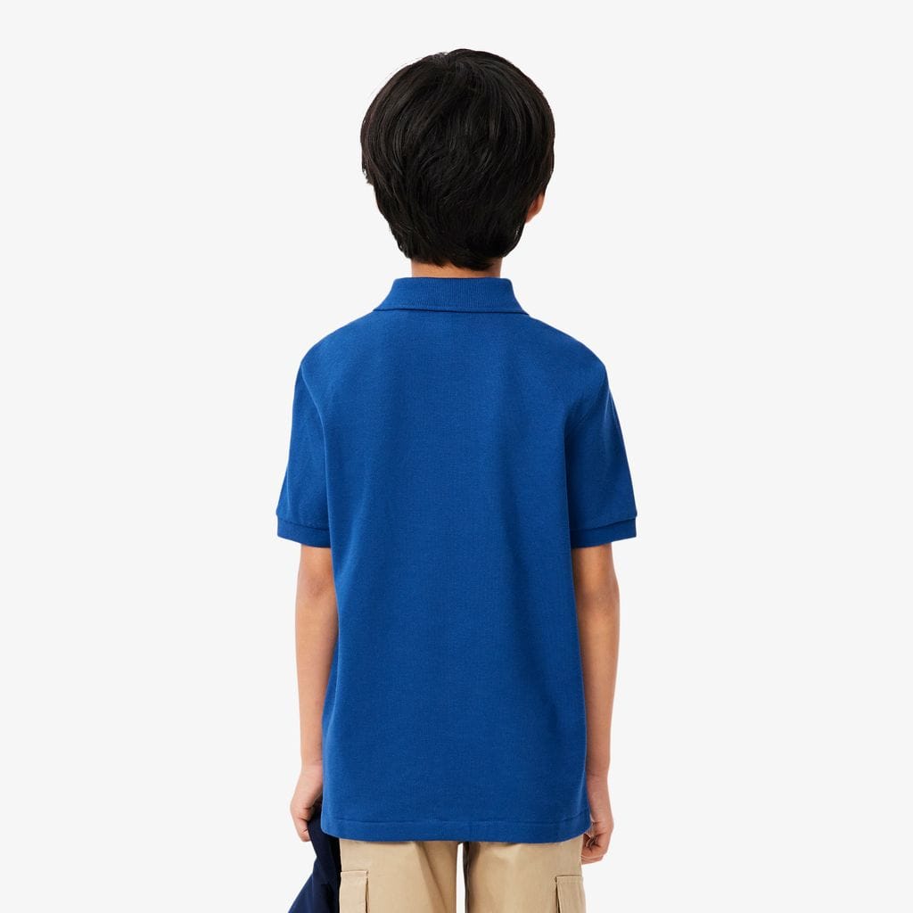 Thumbnail - Lacoste Polohemd aus Petit Piqué - Blau Size 12 - 16A