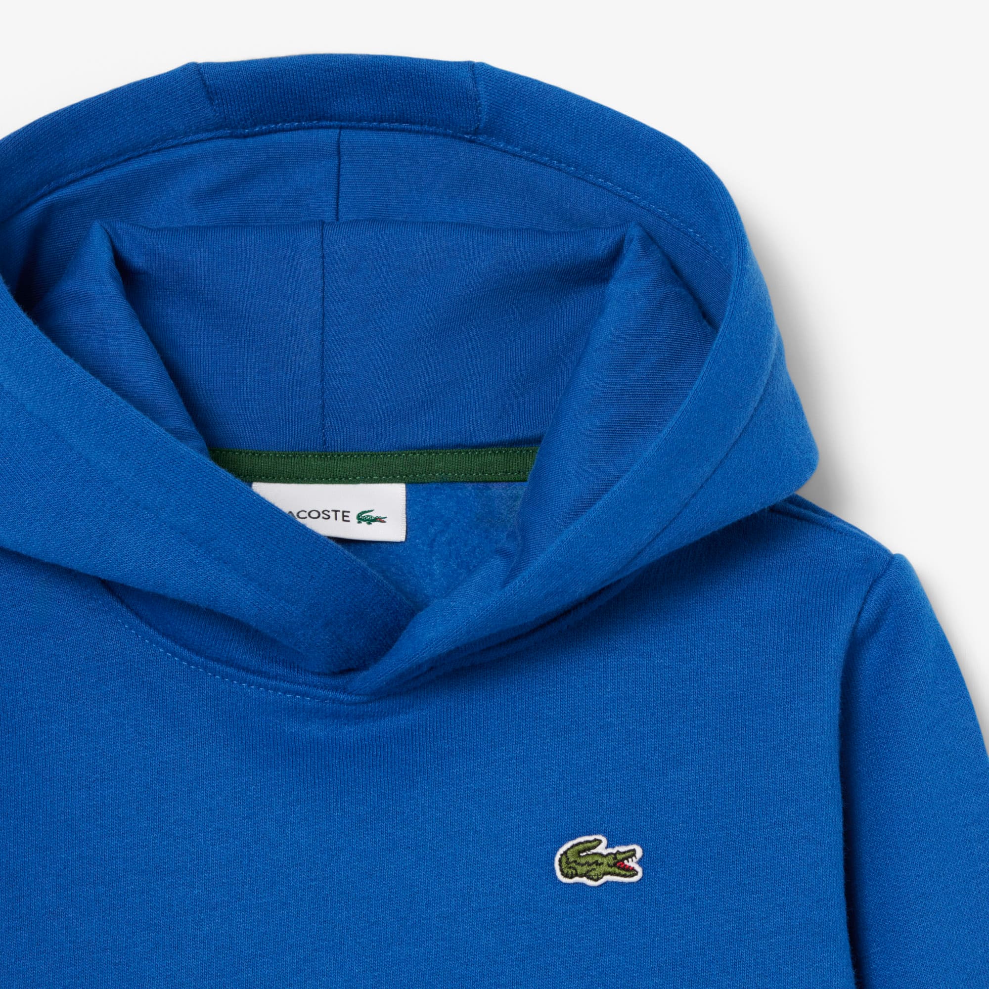 Thumbnail - Lacoste Unisex Fleece-Hoodie mit Kängurutasche - Blau Size 7 - 7A