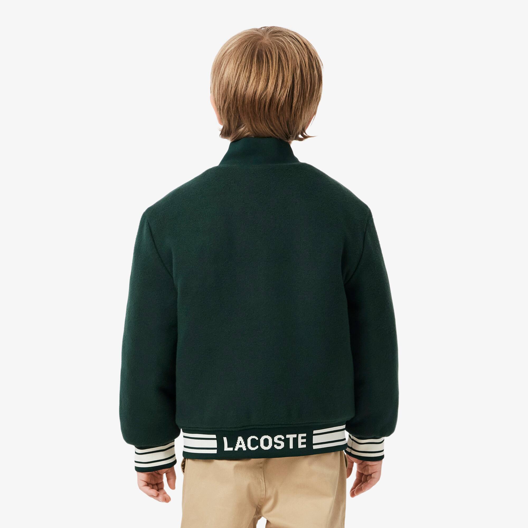 Thumbnail - Lacoste Bomberjacke mit Krokodil-Badge - Sinople Grün Size 11 - 14A