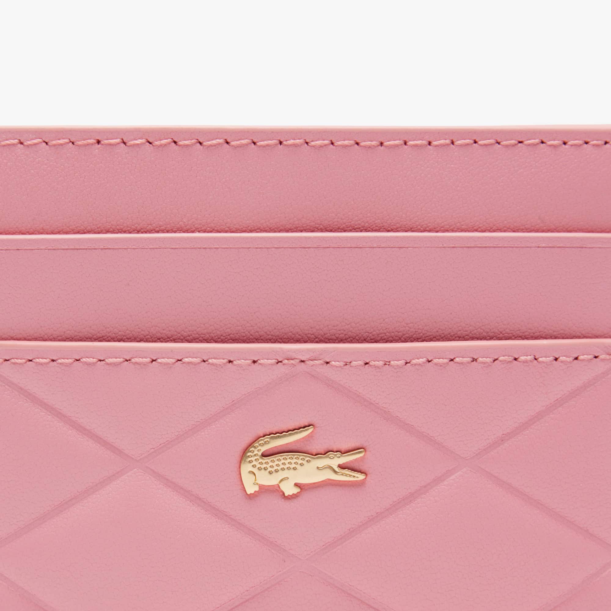 Thumbnail - Lacoste Kartenetui Crocodelle aus Leder - PEONY Size One Size
