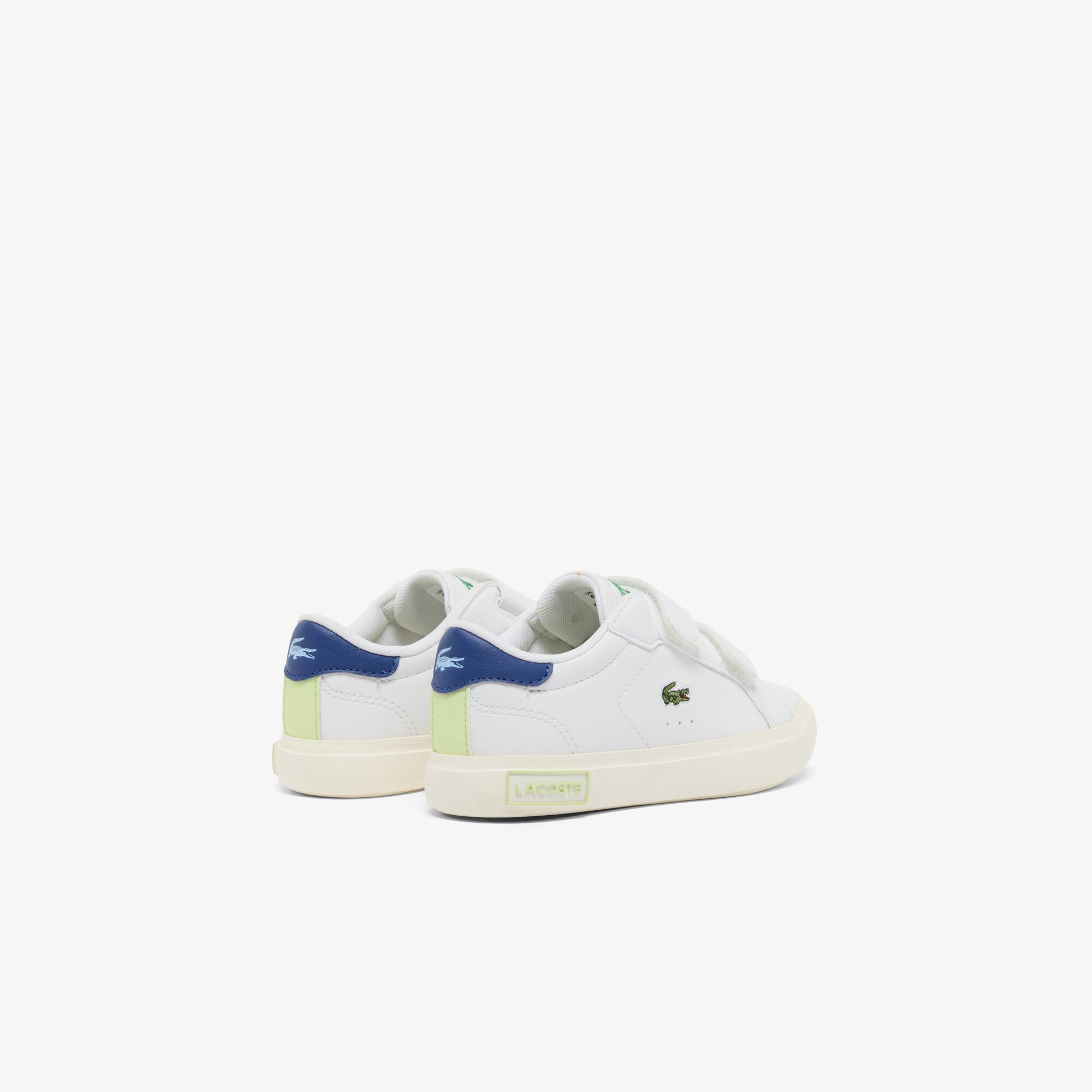 Thumbnail - Lacoste Baby-Sneakers Powercourt - WHT/BLUE Size 22