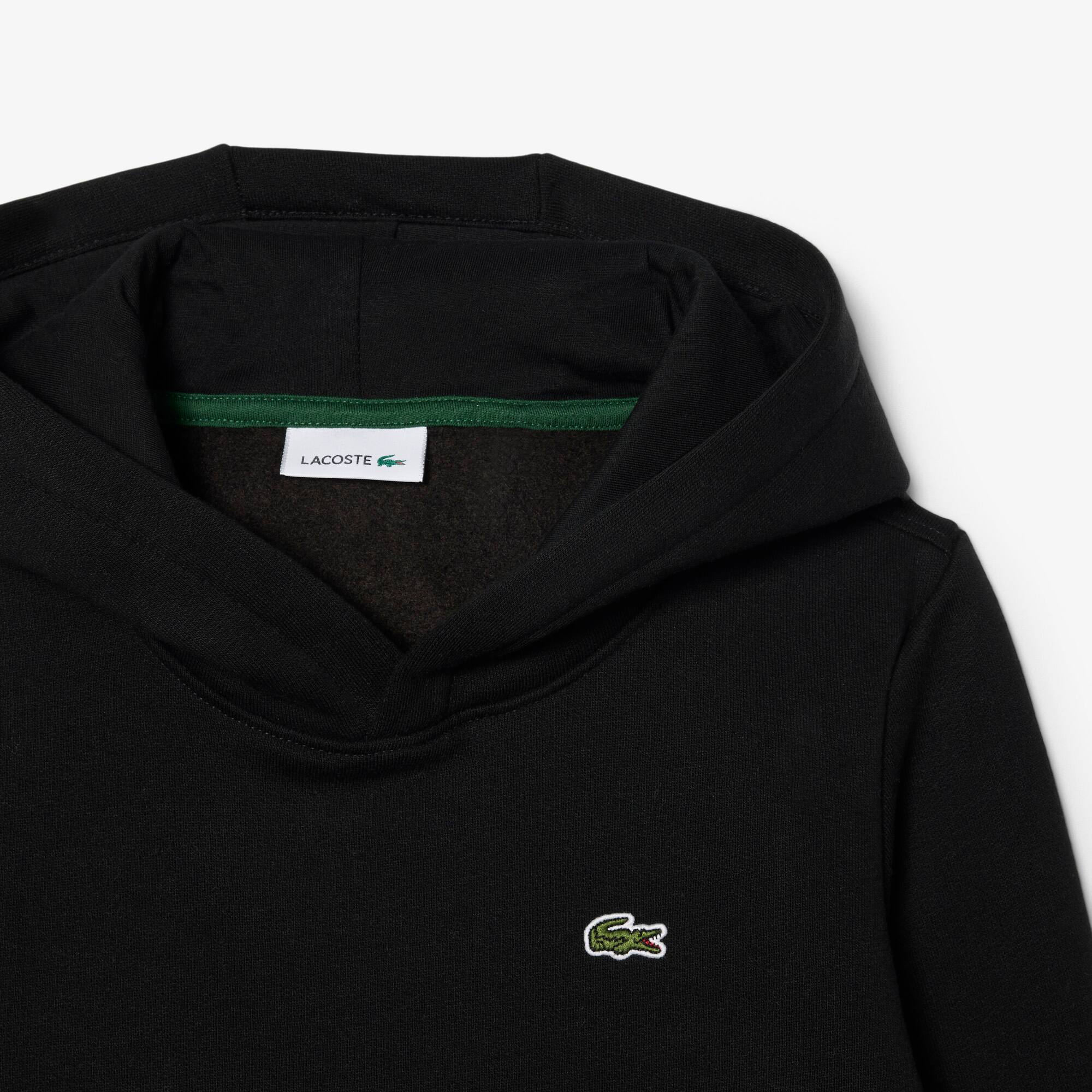 Thumbnail - Lacoste Fleece-Hoodie mit Kängurutasche - Schwarz Size 12 - 16A