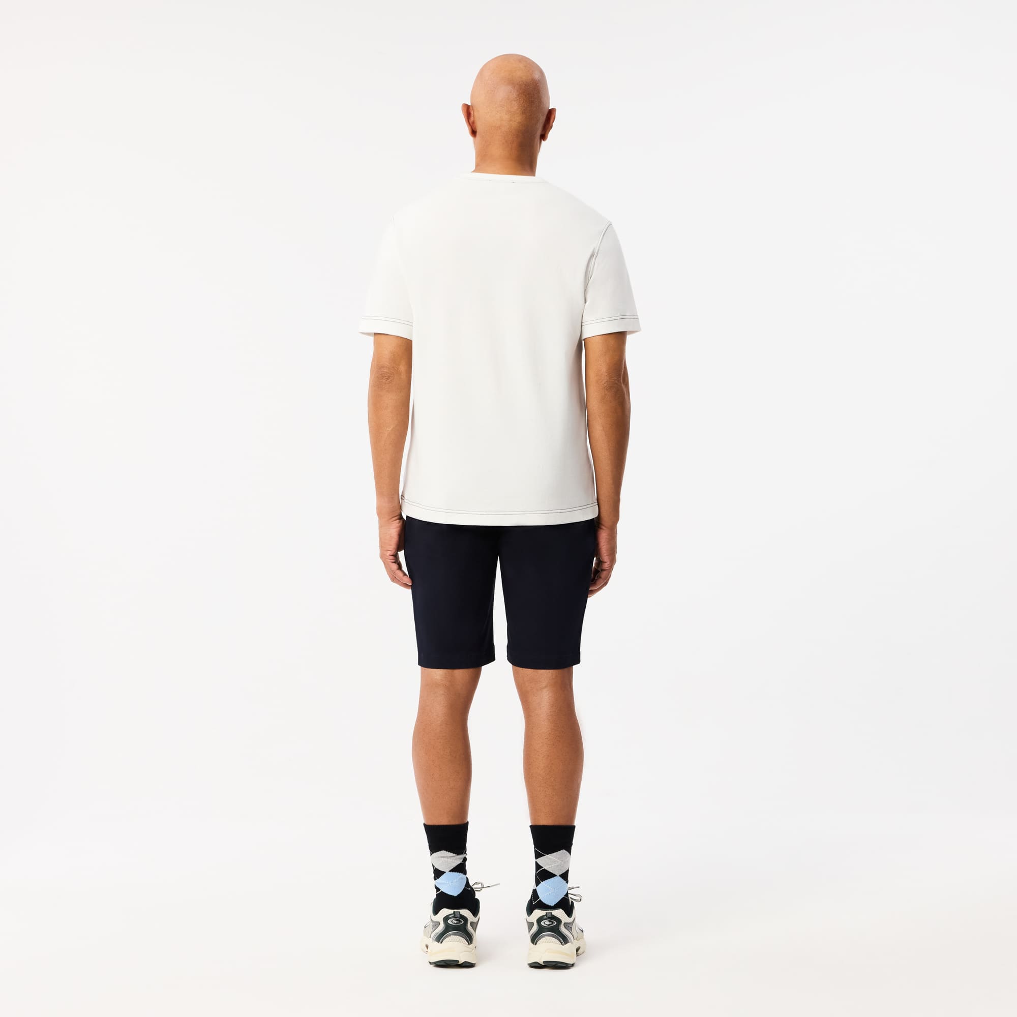 Thumbnail - Lacoste Slim Fit-Chinoshorts aus Stretch-Baumwolle - Navy Blau Size 48