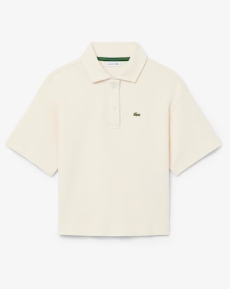 Oversized Polohemd aus Piqu&eacute;   