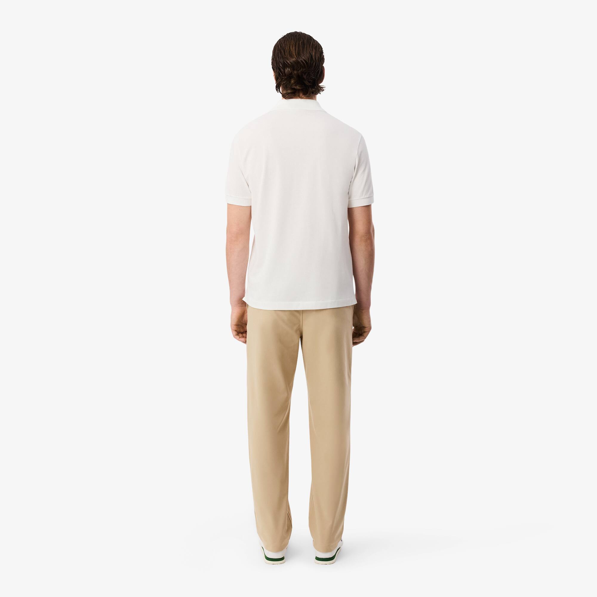 Thumbnail - Lacoste Regular Fit-Chinohose aus Strick - Beige Size M