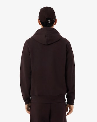 Hoodie aus Fleece mit Rei&szlig;verschluss