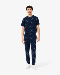 Bedruckte Pyjamahose aus Baumwolle