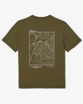 T-Shirt aus Jersey mit mehreren Prints