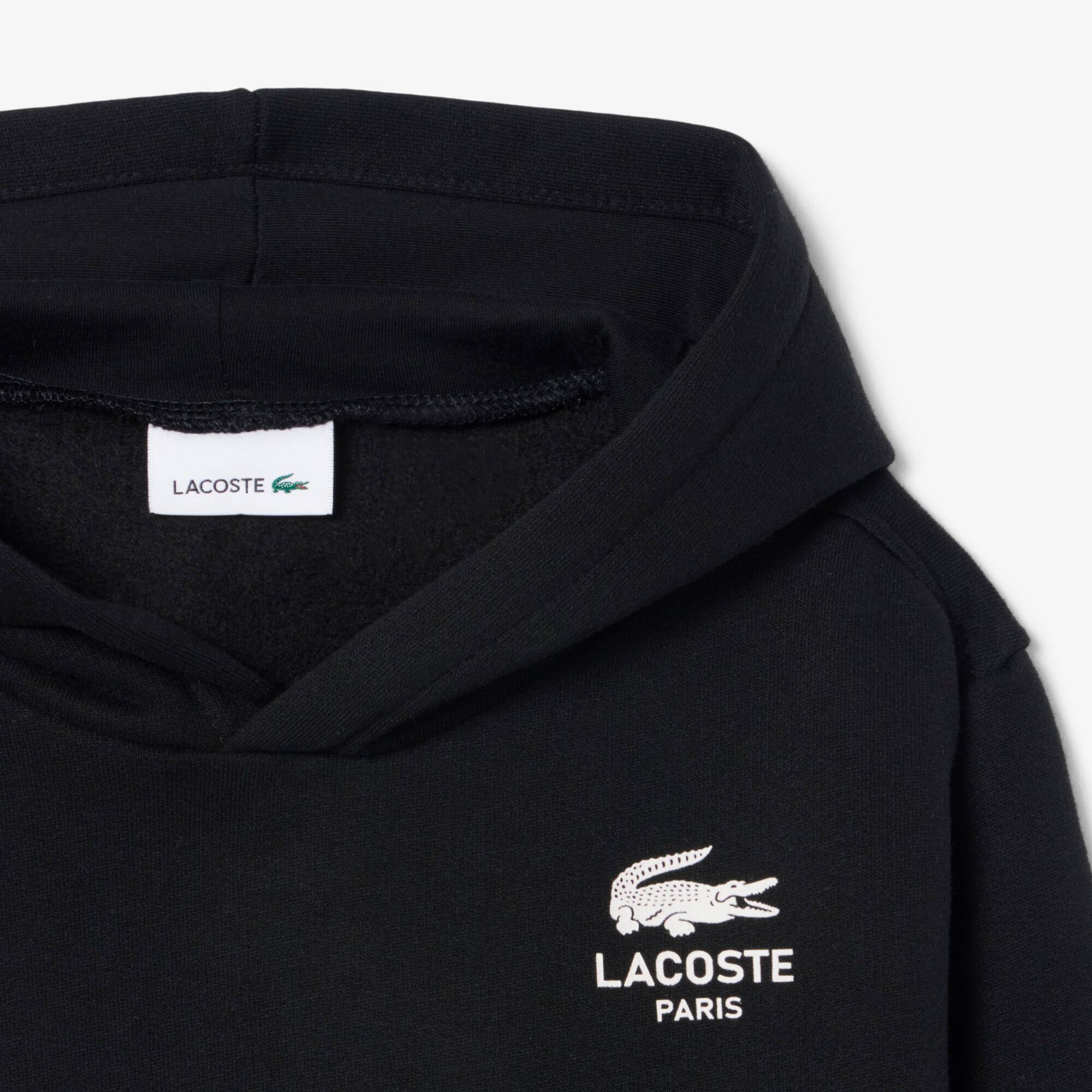 Thumbnail - Lacoste Hoodie mit Print - Schwarz Size 7 - 7A