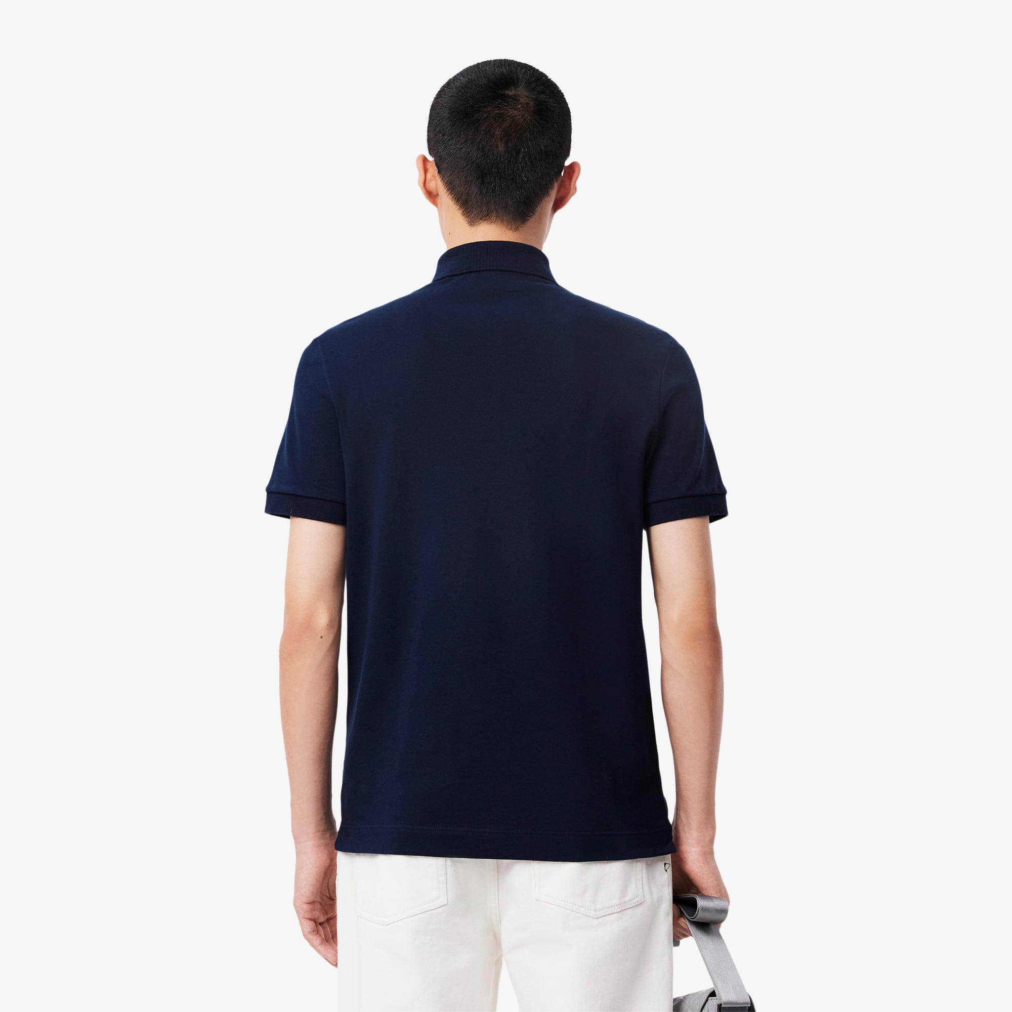 Thumbnail - Lacoste Regular Fit-Polohemd Paris aus Stretch-Piqué - Navy Blau Size XXL