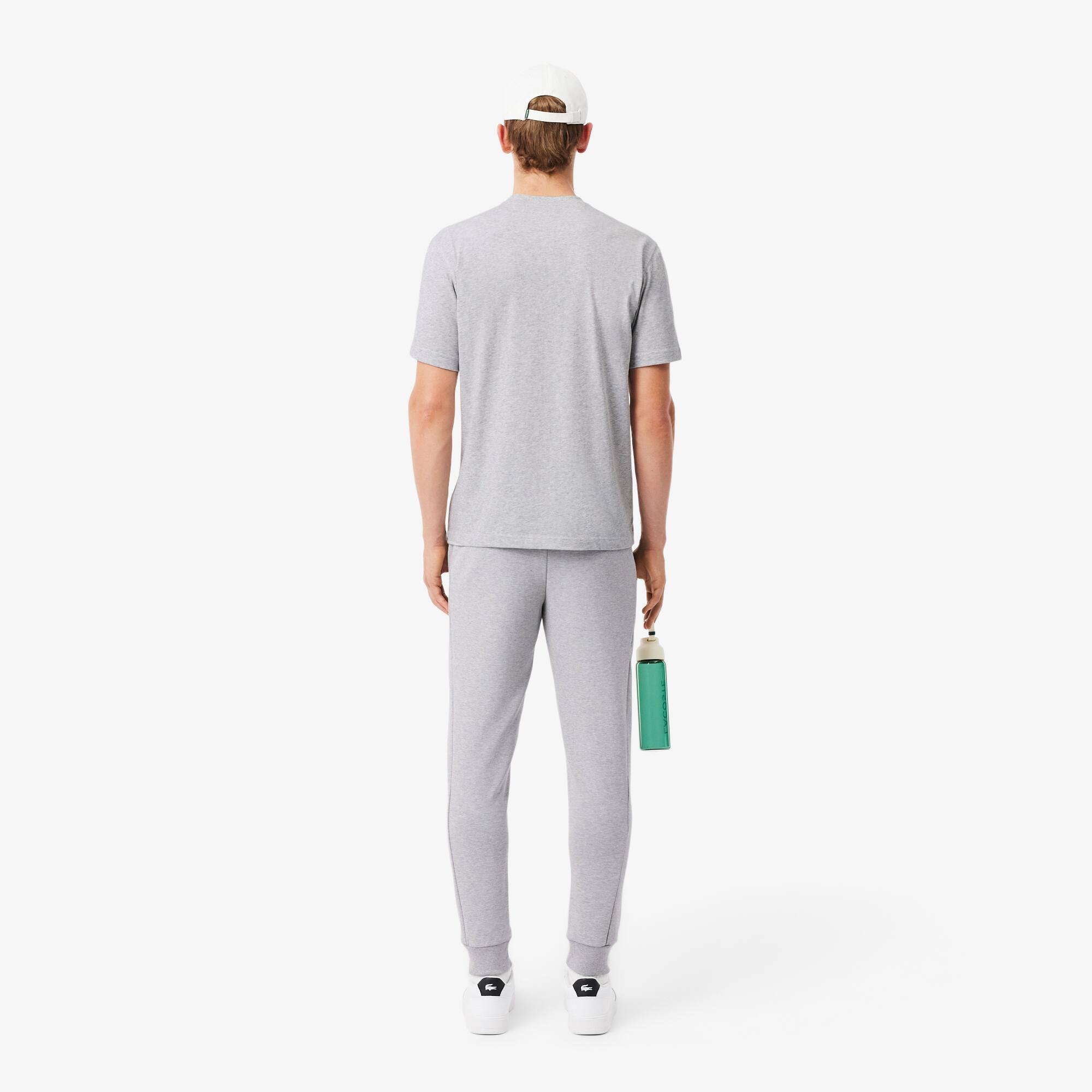 Thumbnail - Lacoste Taillierte Trainingshose aus Jersey - Heidekraut Grau Size XS