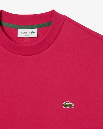 Sweatshirt aus Fleece mit Rundhalsausschnitt
