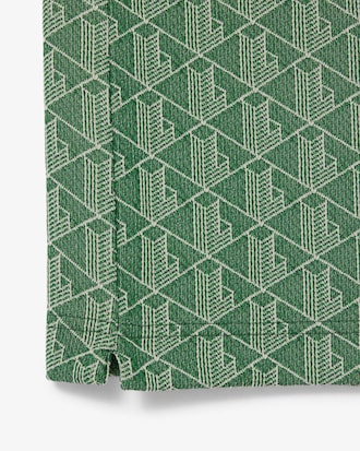 Classic Fit-Polohemd mit Monogramm aus Jacquard