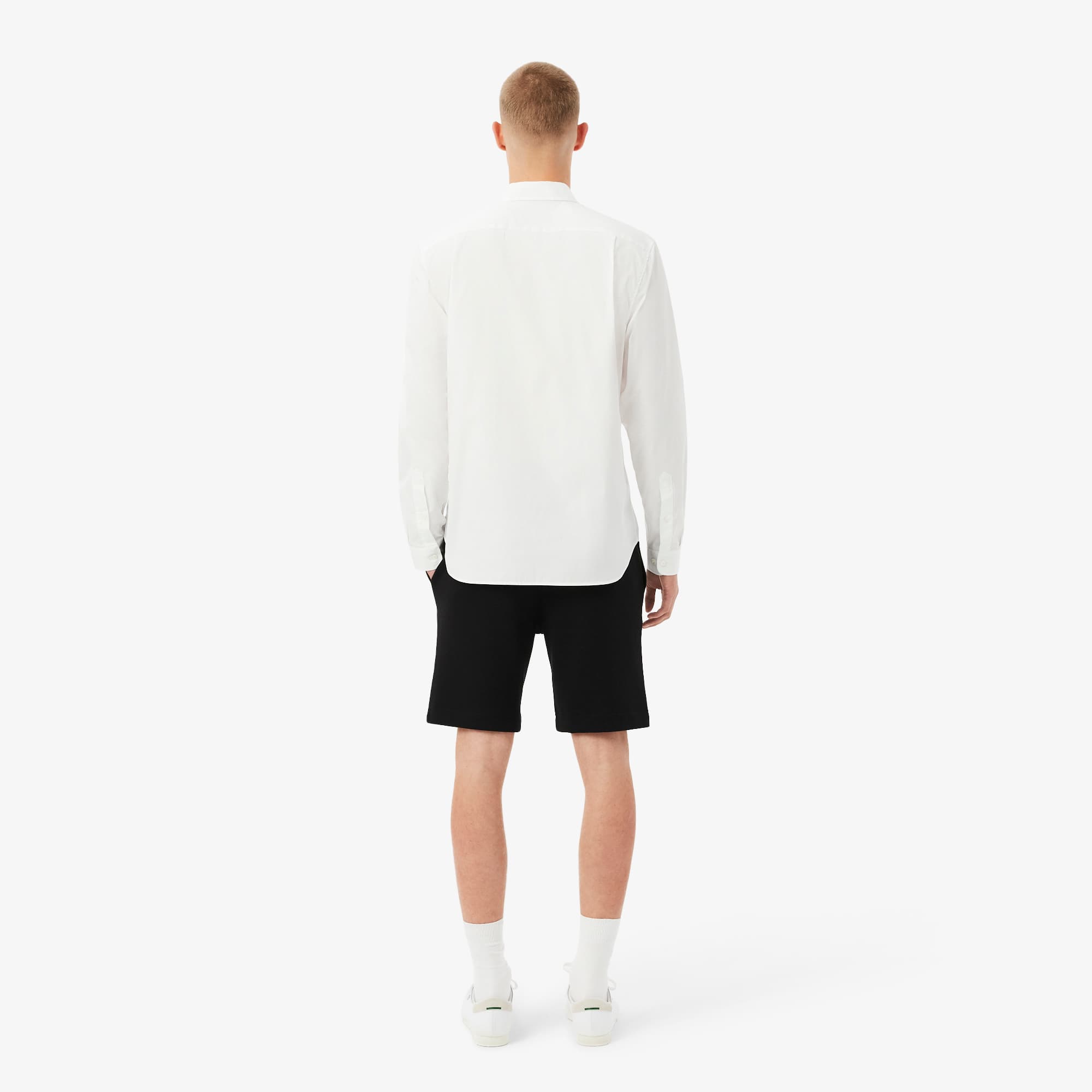 Thumbnail - Lacoste Regular Fit-Shorts aus Fleece - Schwarz Size XS