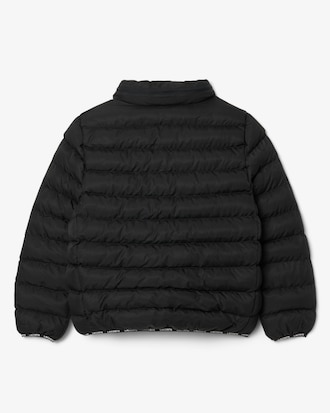 Unisex-Puffer-Jacke mit Fleece-Futter-Kapuze