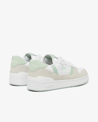 Damen-Sneakers T-Clip Set aus Leder