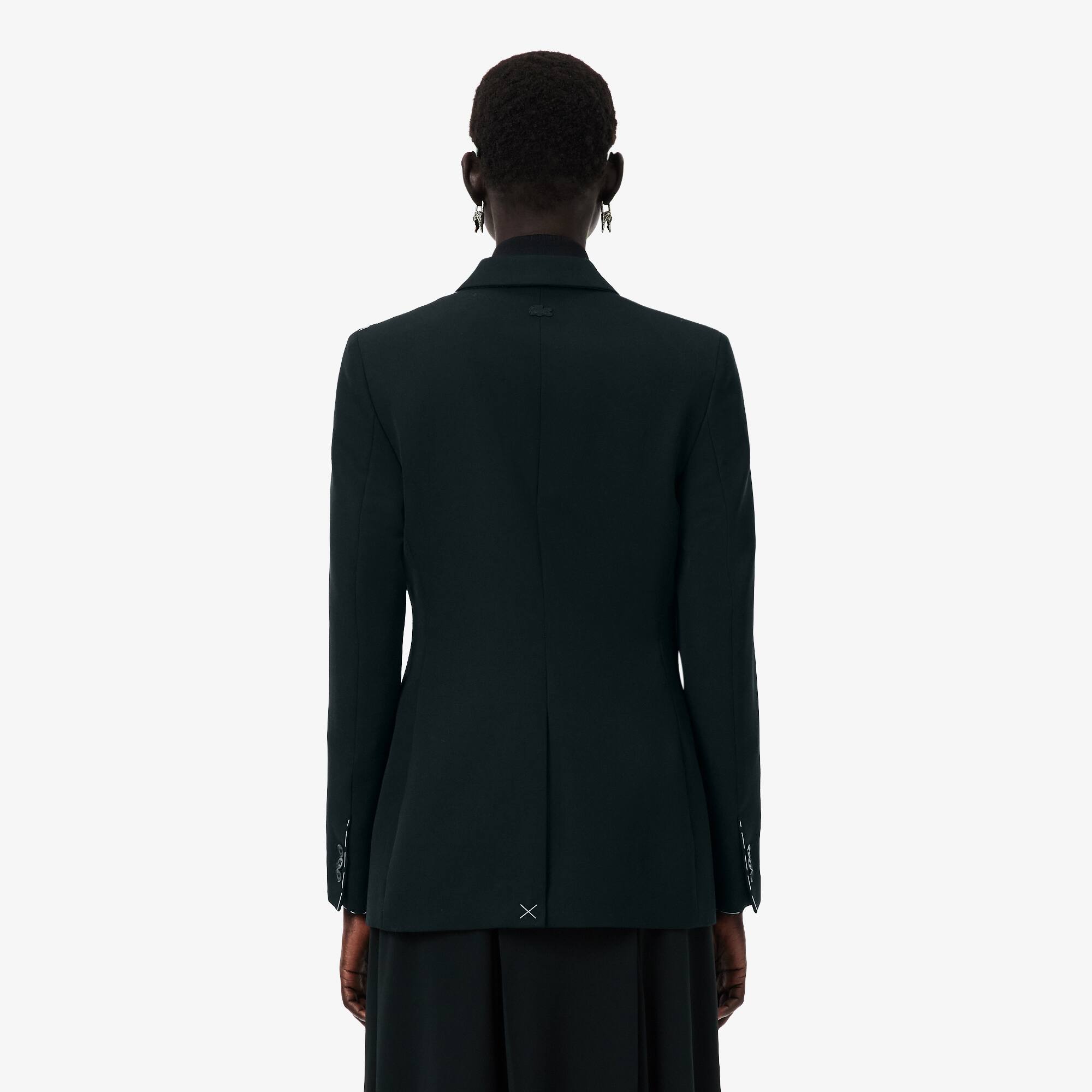 Thumbnail - Lacoste Blazer Runway aus leichter Wolle - Vert Fonce Size 36