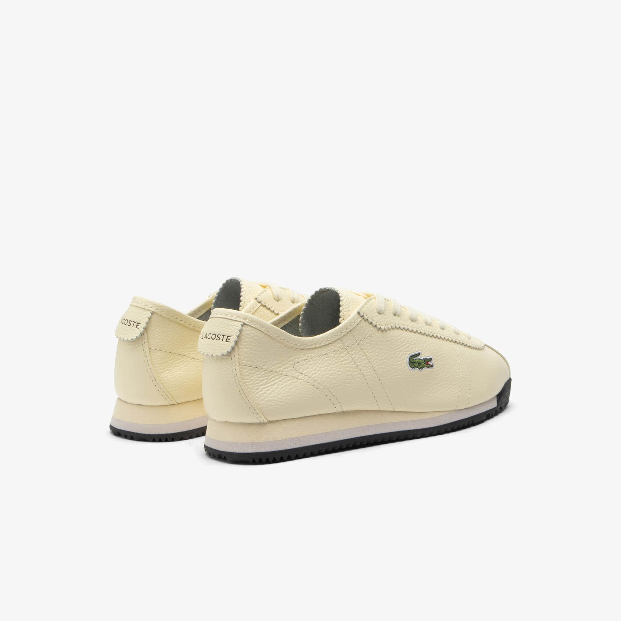 Thumbnail - Lacoste Damen-Sneakers Club-Low - OFF WHT/BLK Size 37
