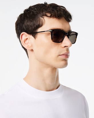 Rechteckige Acetat-Sonnenbrille New Heritage