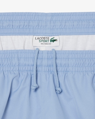 Leichte Tennisshorts mit Colorblock-Streifen