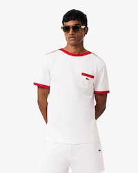 Baumwolle-T-Shirt mit Taschendetail Archive Re-edition