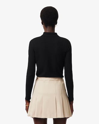 Slim Fit-Polohemd L.12.D aus dehnbarem Mini Piqu&eacute;