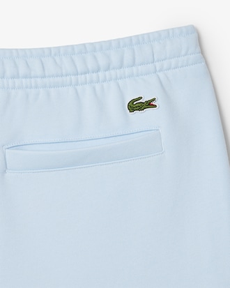 Shorts aus Baumwollfleece mit Druck