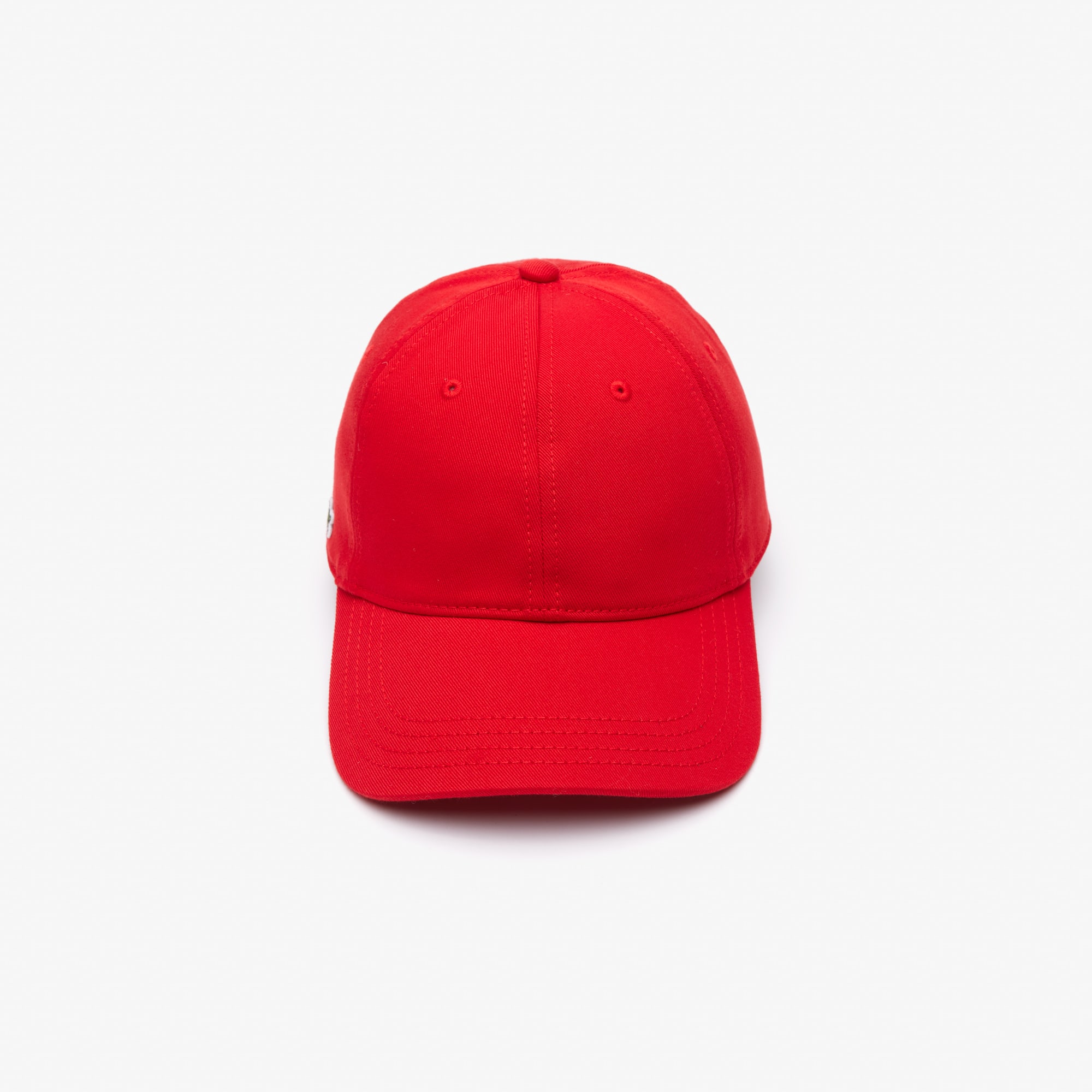 Thumbnail - Lacoste Kappe aus Baumwoll-Twill - Rot Size One Size