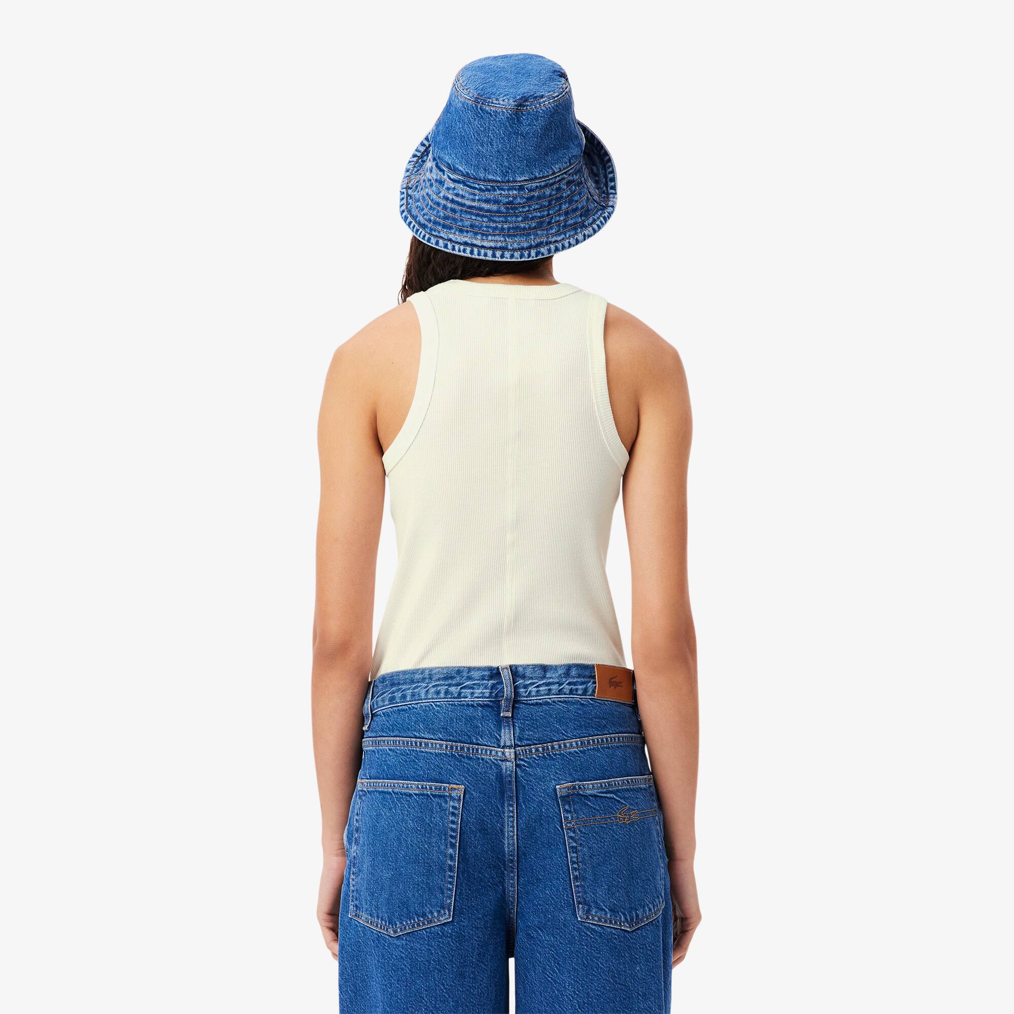 Thumbnail - Lacoste Slim Fit-Tanktop aus Baumwolle - Weiß Size 44