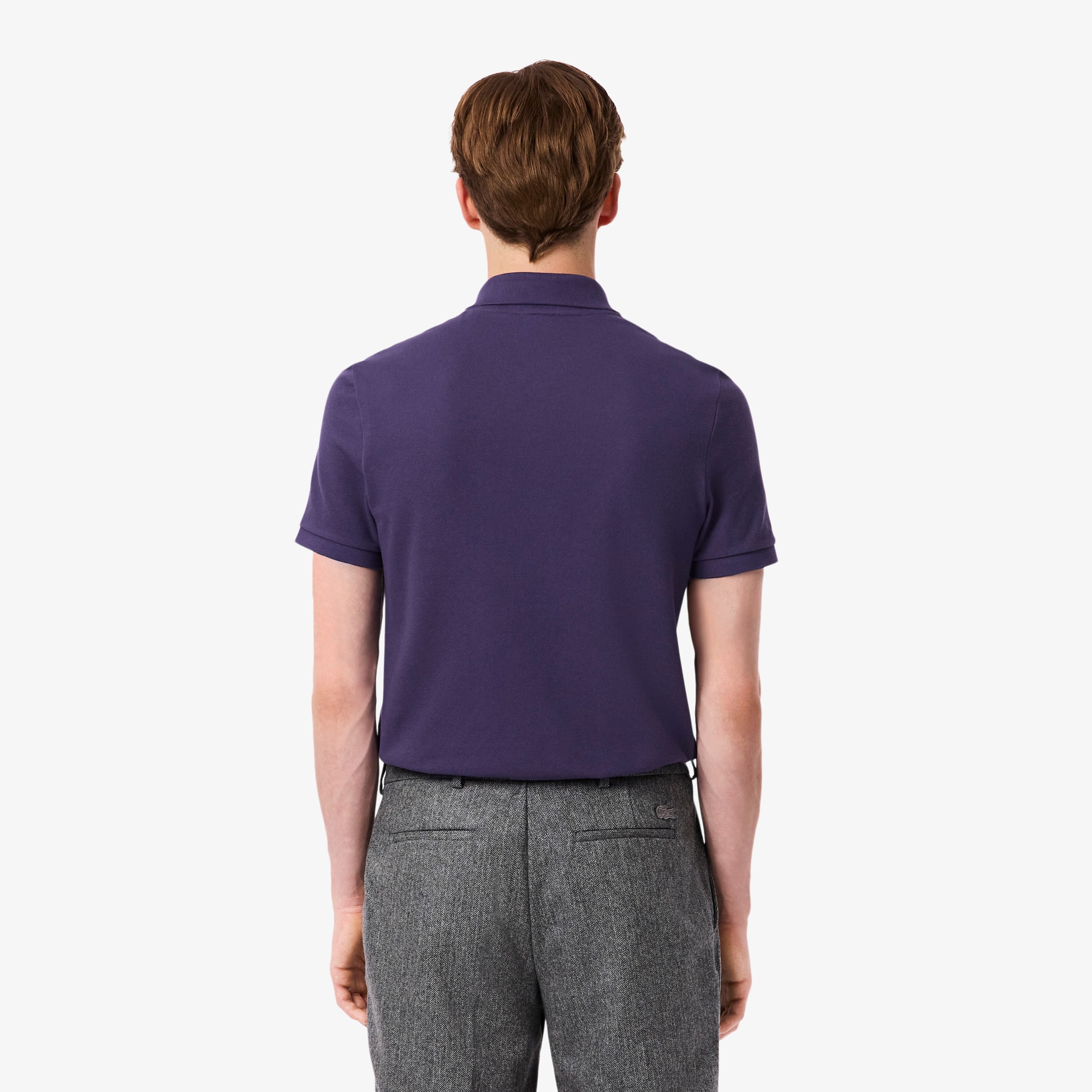 Thumbnail - Lacoste Slim Fit-Polohemd L.12.12 aus Piqué - Lila Size S