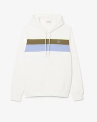 Hoodie aus Fleece mit Colorblock-Design