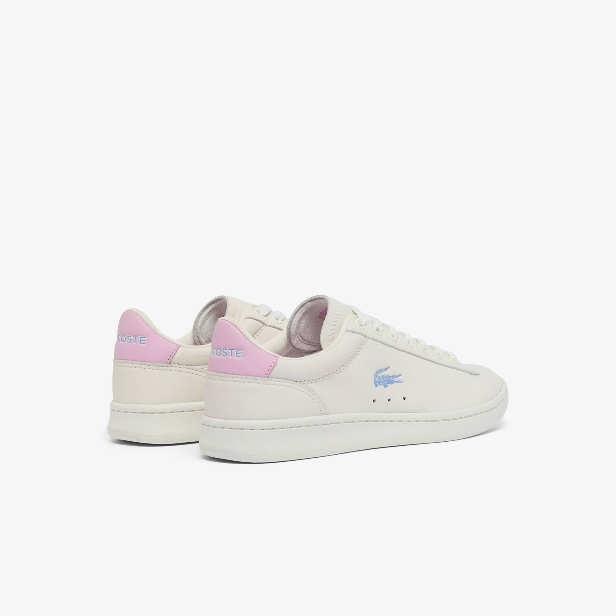 Thumbnail - Lacoste Damen-Sneakers Carnaby Set aus Leder - OFF WHT/LT PNK/BLU Size 37.5
