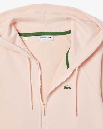 Hoodie aus Fleece mit Reißverschluss