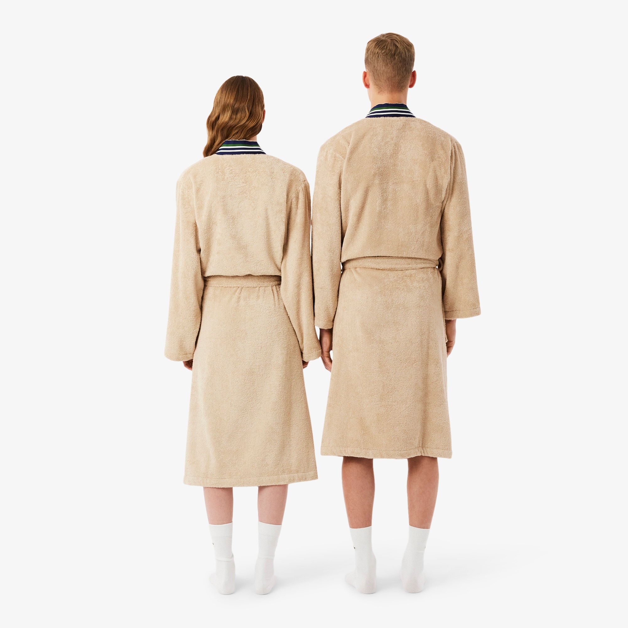 Thumbnail - Lacoste L Club Bademantel - CAPPUCCINO Size M