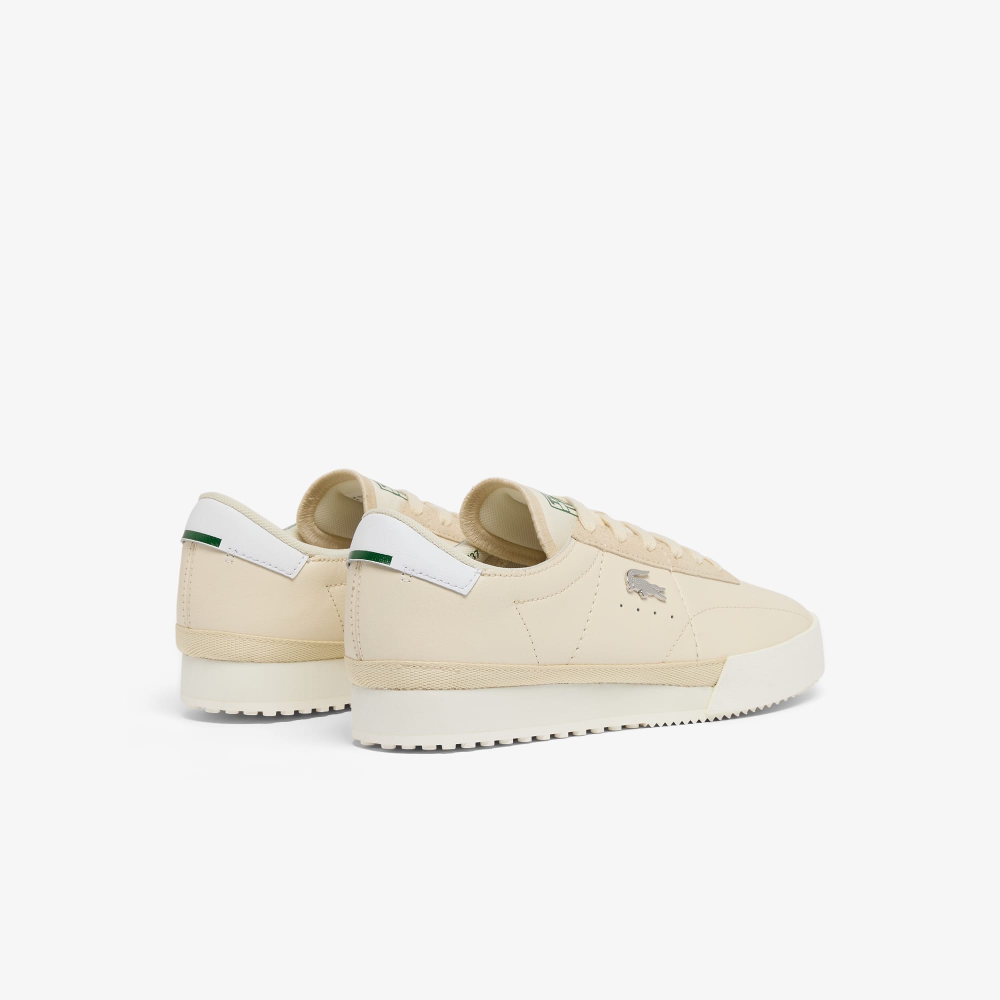 Thumbnail - Lacoste Damen-Sneakers Aura aus Leder - OFF WHT/WHT Size 37.5
