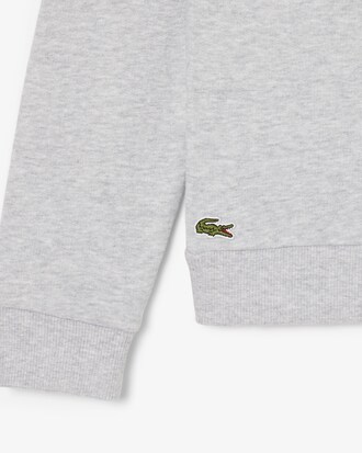 Unisex-Hoodie aus Fleece mit Krokodil