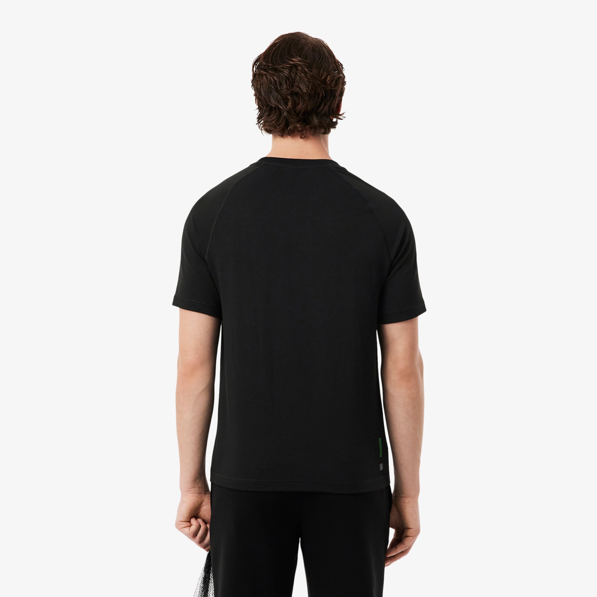 Thumbnail - Lacoste Dehnbares Sport-T-Shirt mit Ultra-Dry-Technologie - Schwarz Size M