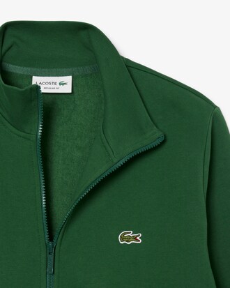 Sweatshirt aus Fleece mit hohem Kragen und Reißverschluss